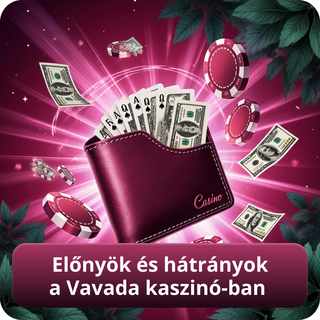 Előnyök és hátrányok a Vavada online kaszinó használatakor
